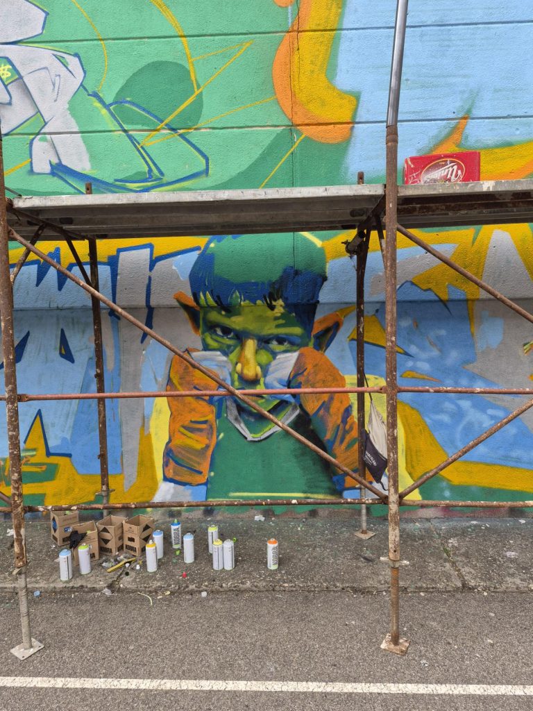Graffiti Jam 3 Tuzla – nastajanje murala uživo